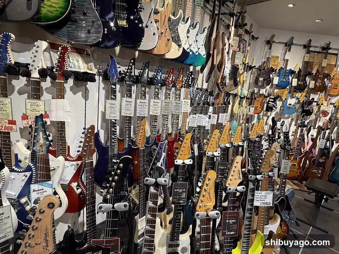 Guitar Shop Interior