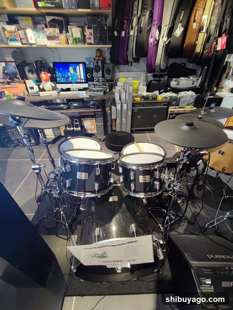 Music Store Interior Display