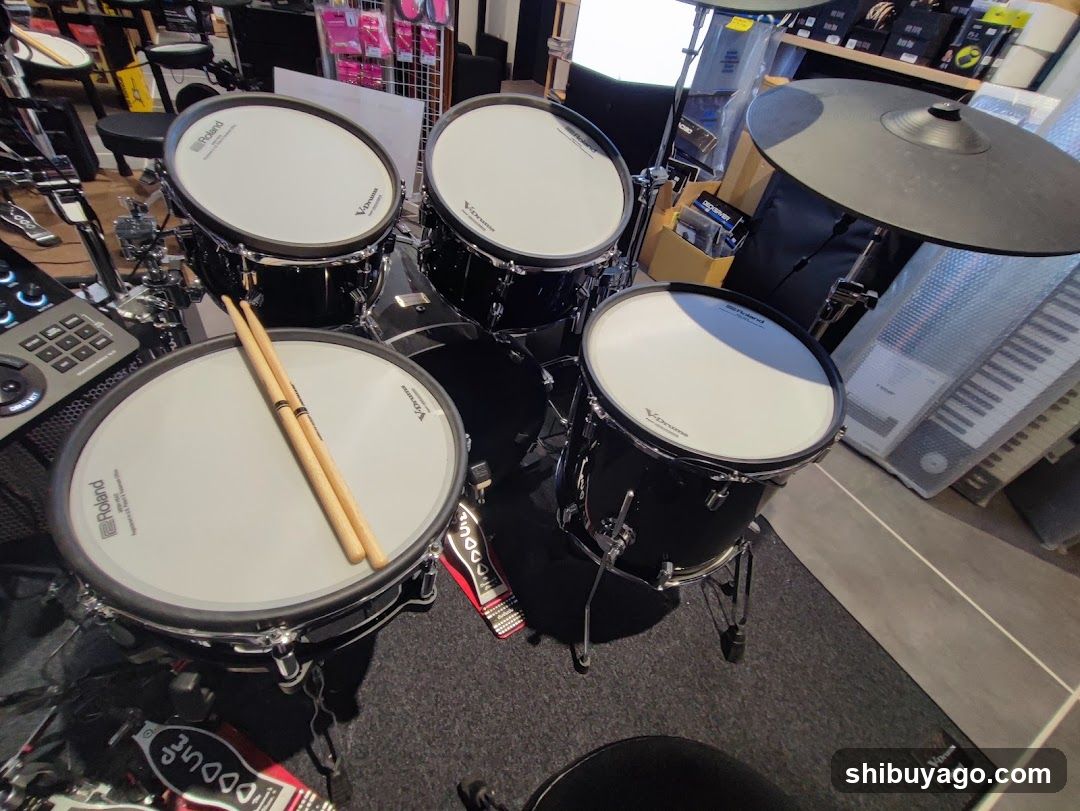 Drum Kit Display in Store