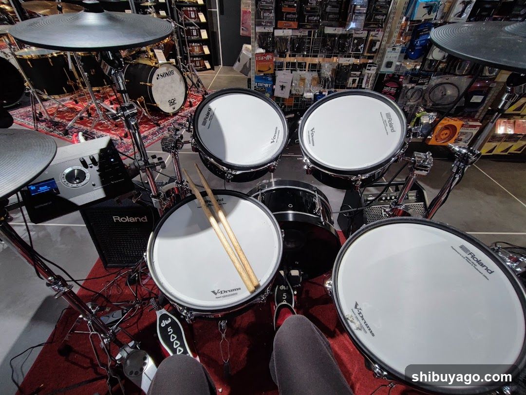 Drum Kit in Music Store