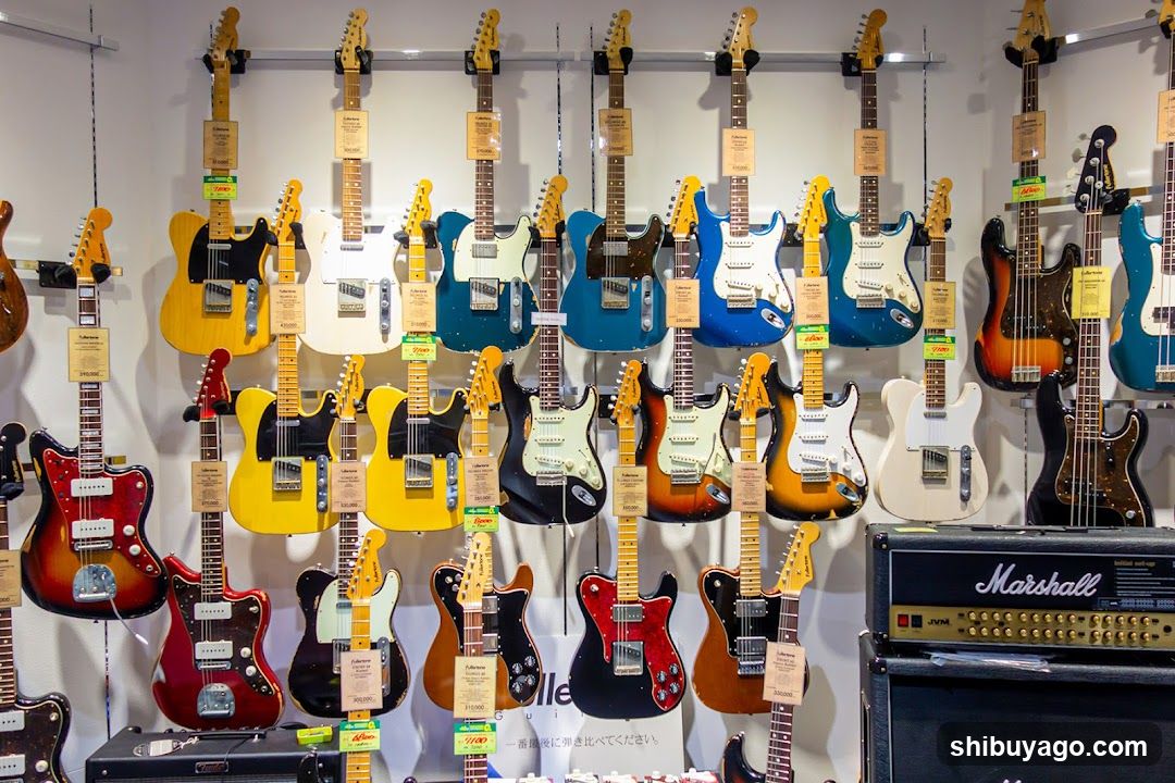 Guitar Display Wall