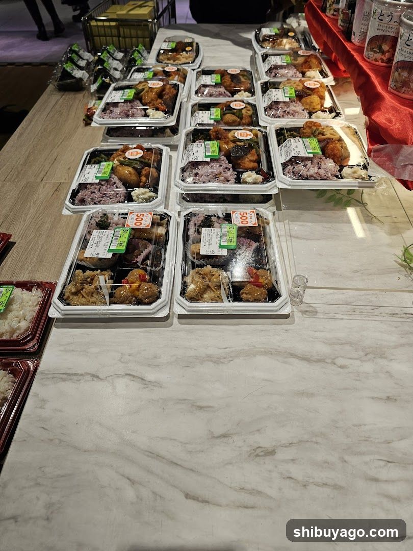 Bento Lunch Display