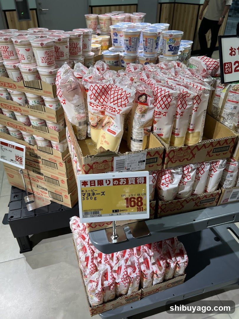 Instant Noodle and Snack Display