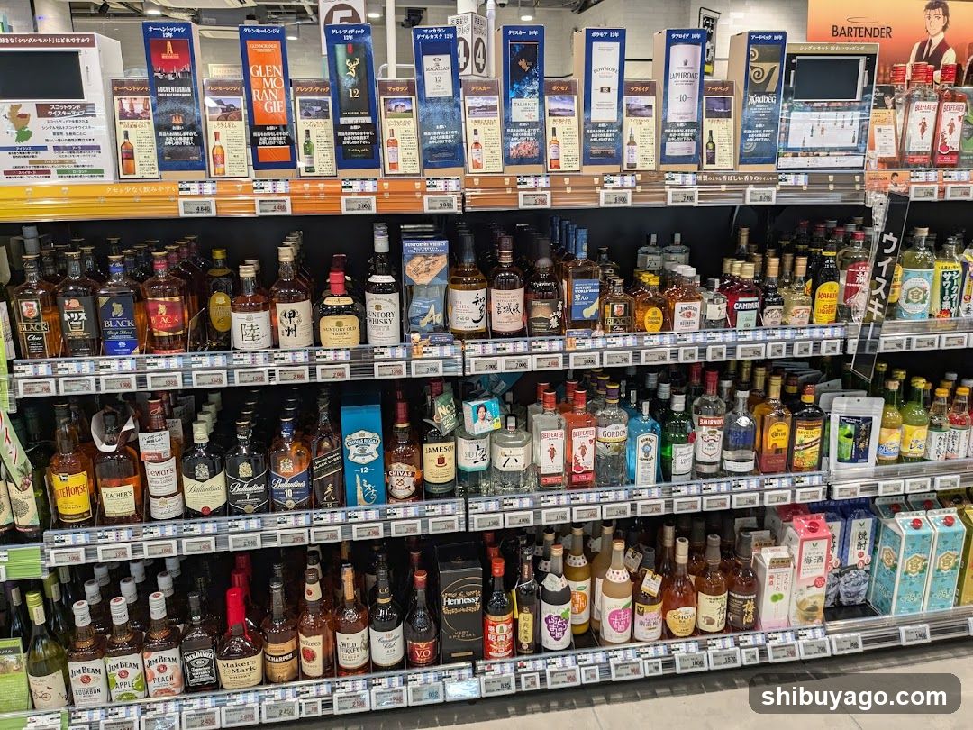 Alcohol Shelf Display