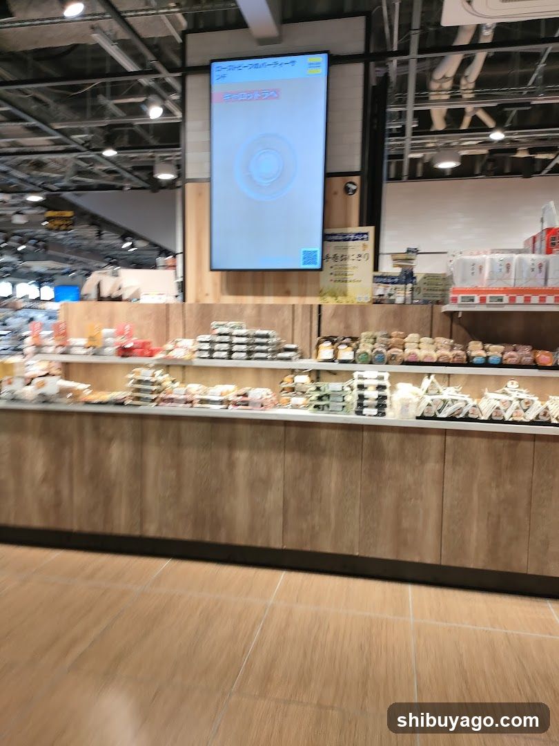 Grocery Store Interior Display