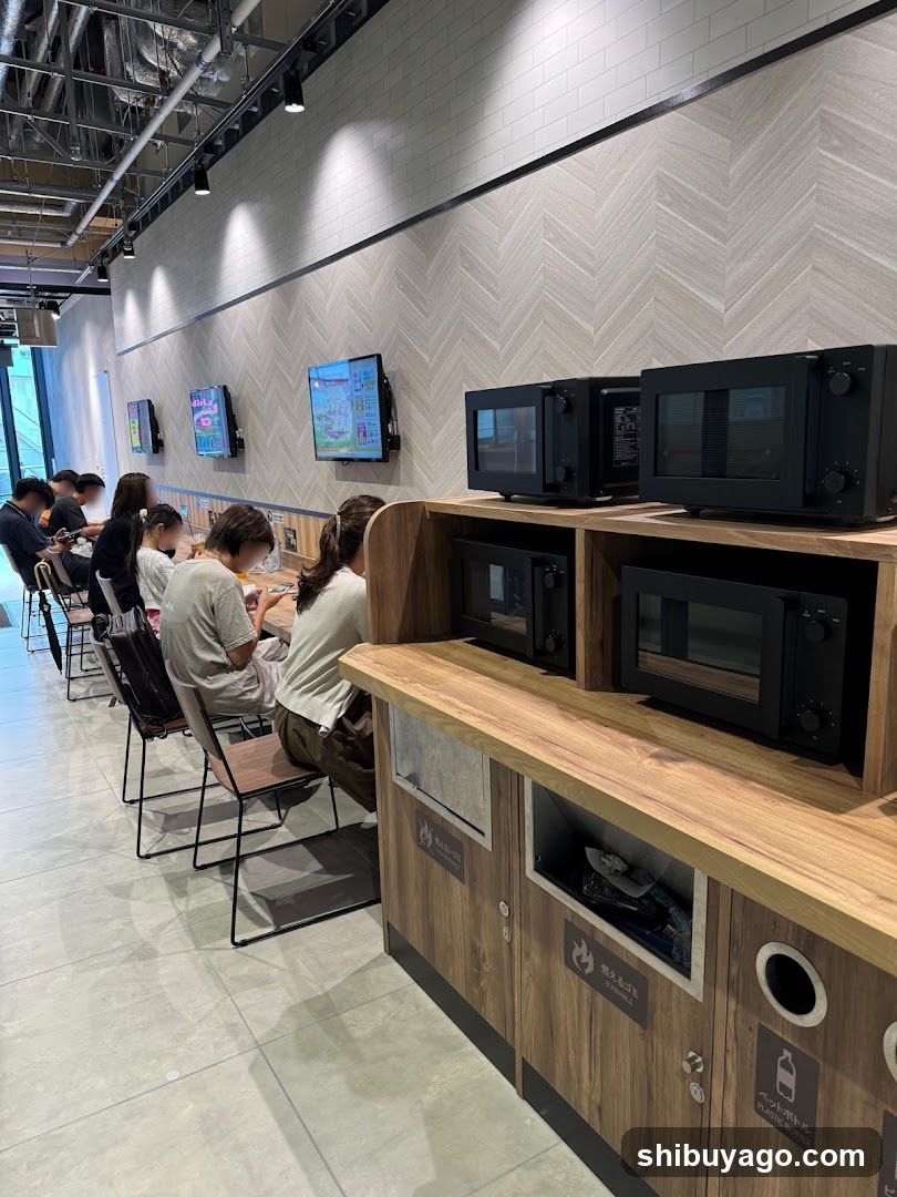 Microwave Kitchen Area