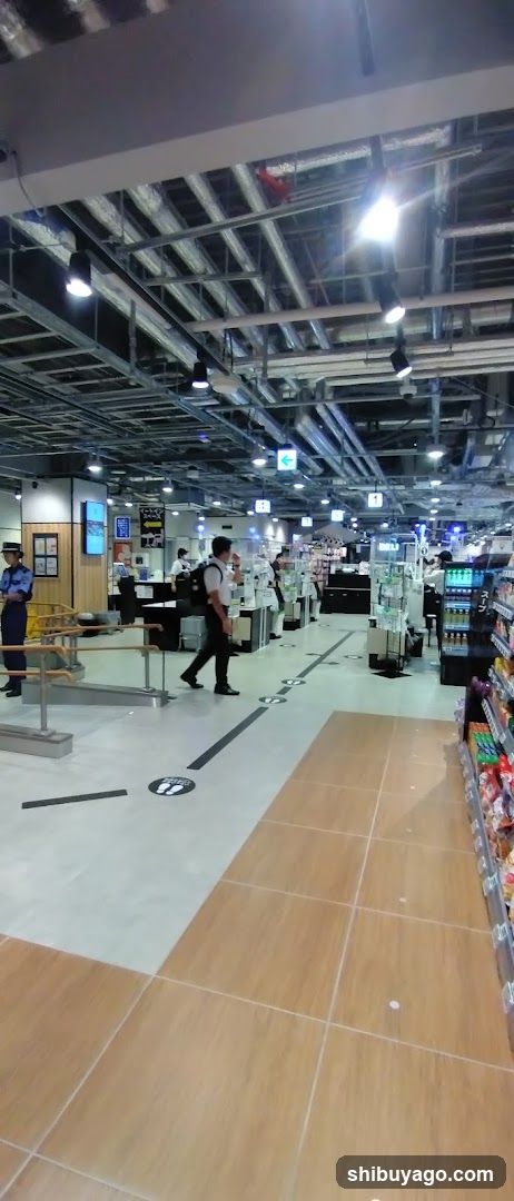 Interior of a modern retail space