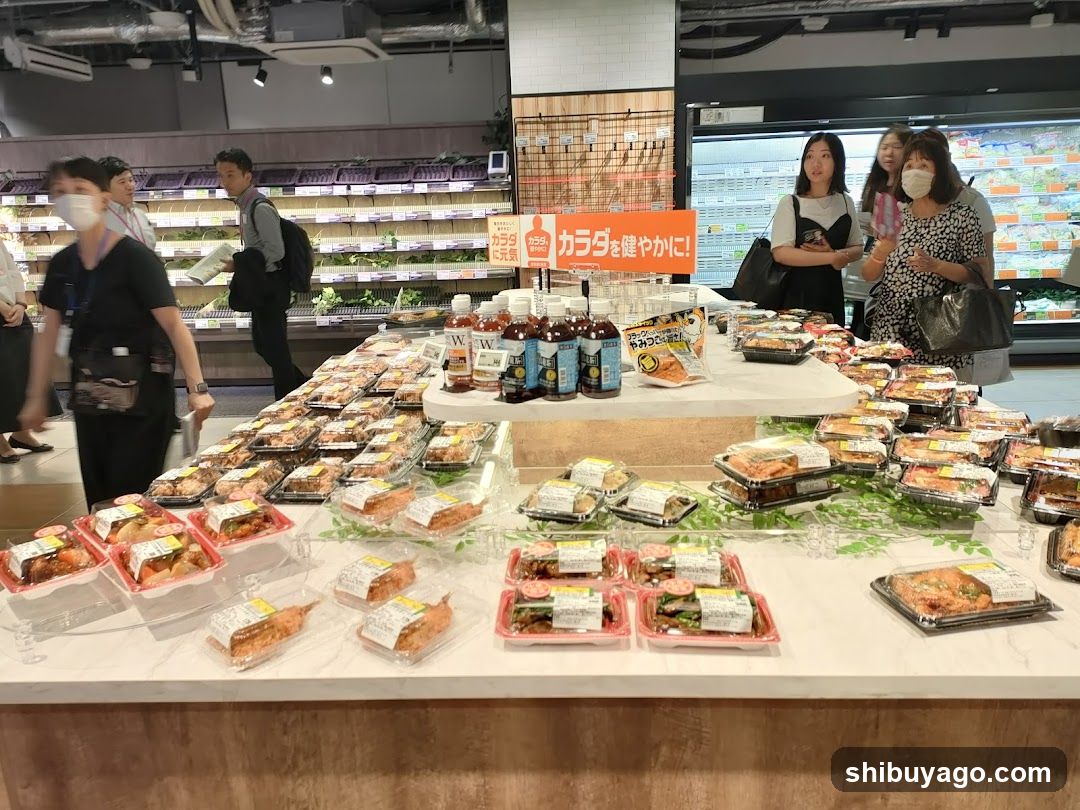 Grocery Store Interior Display