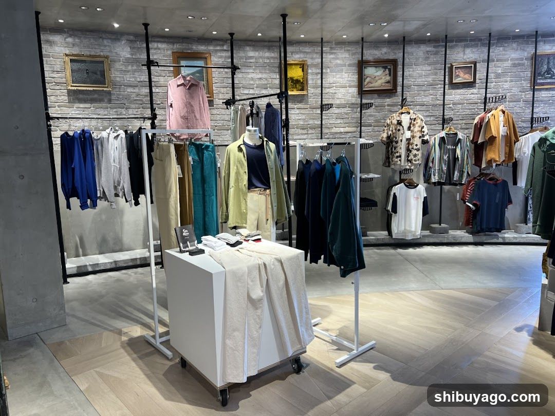 Clothing Store Interior Display