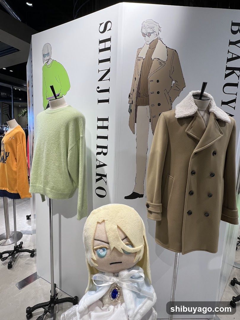 Anime Character Merchandise Display