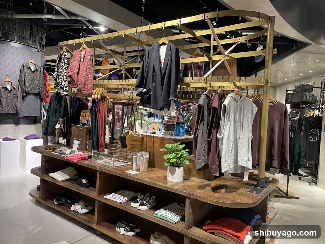 Clothing Store Interior Display