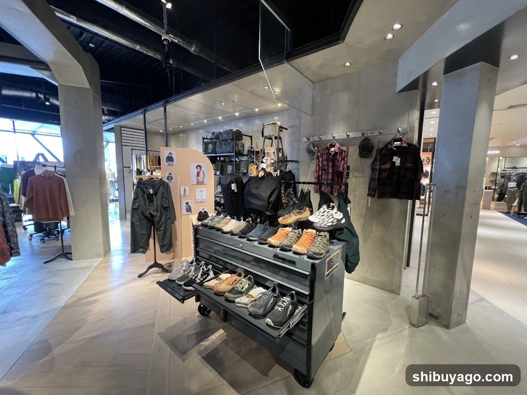 Shoe and Clothing Store Interior