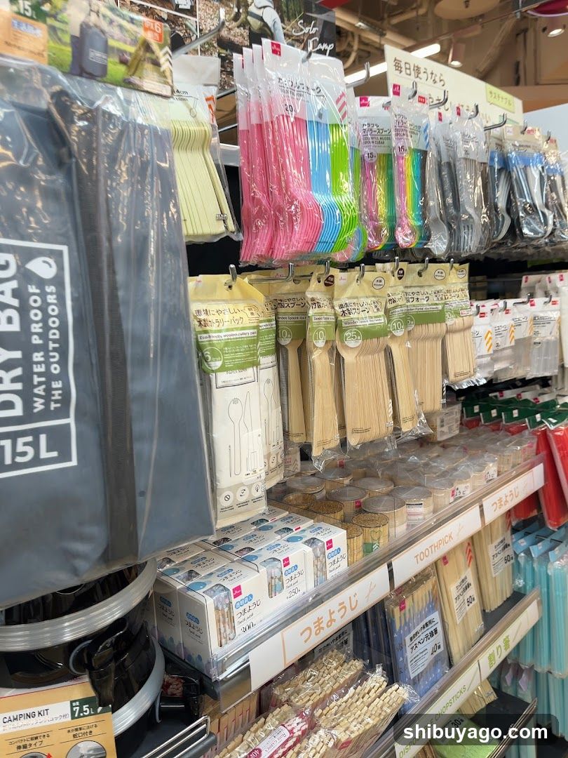 Camping and Outdoor Supplies Display
