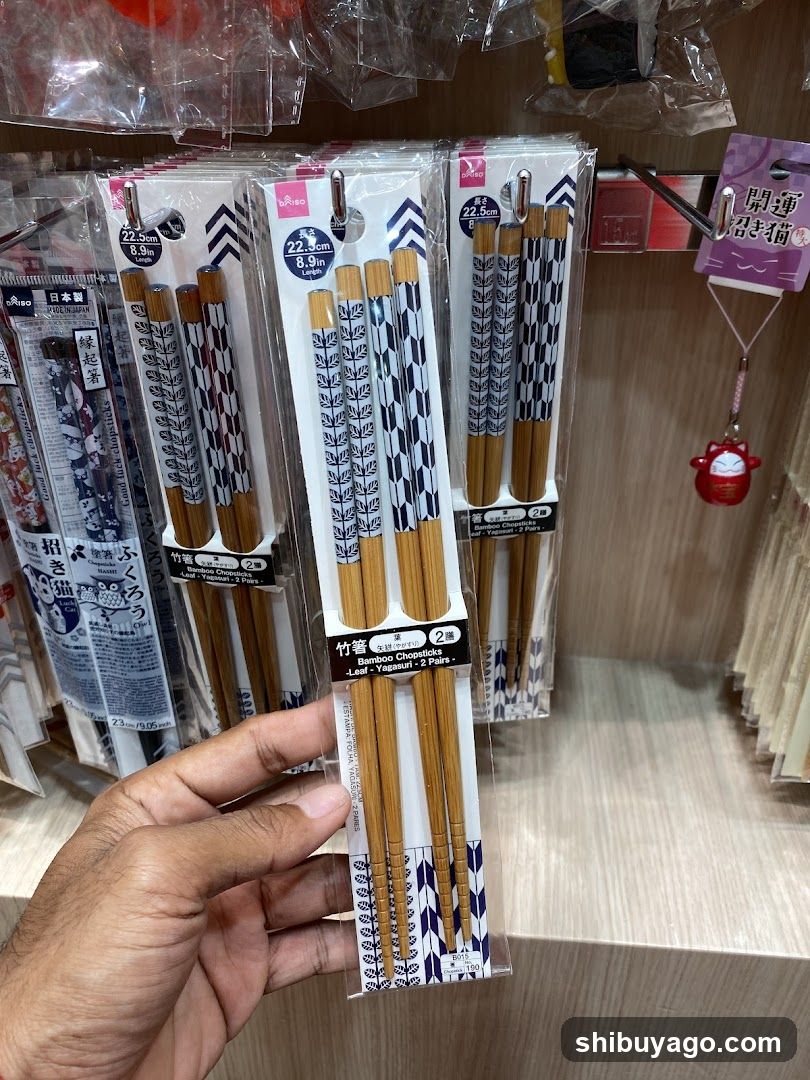 Bamboo Chopsticks Display