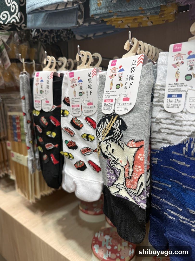 Japanese Socks Display