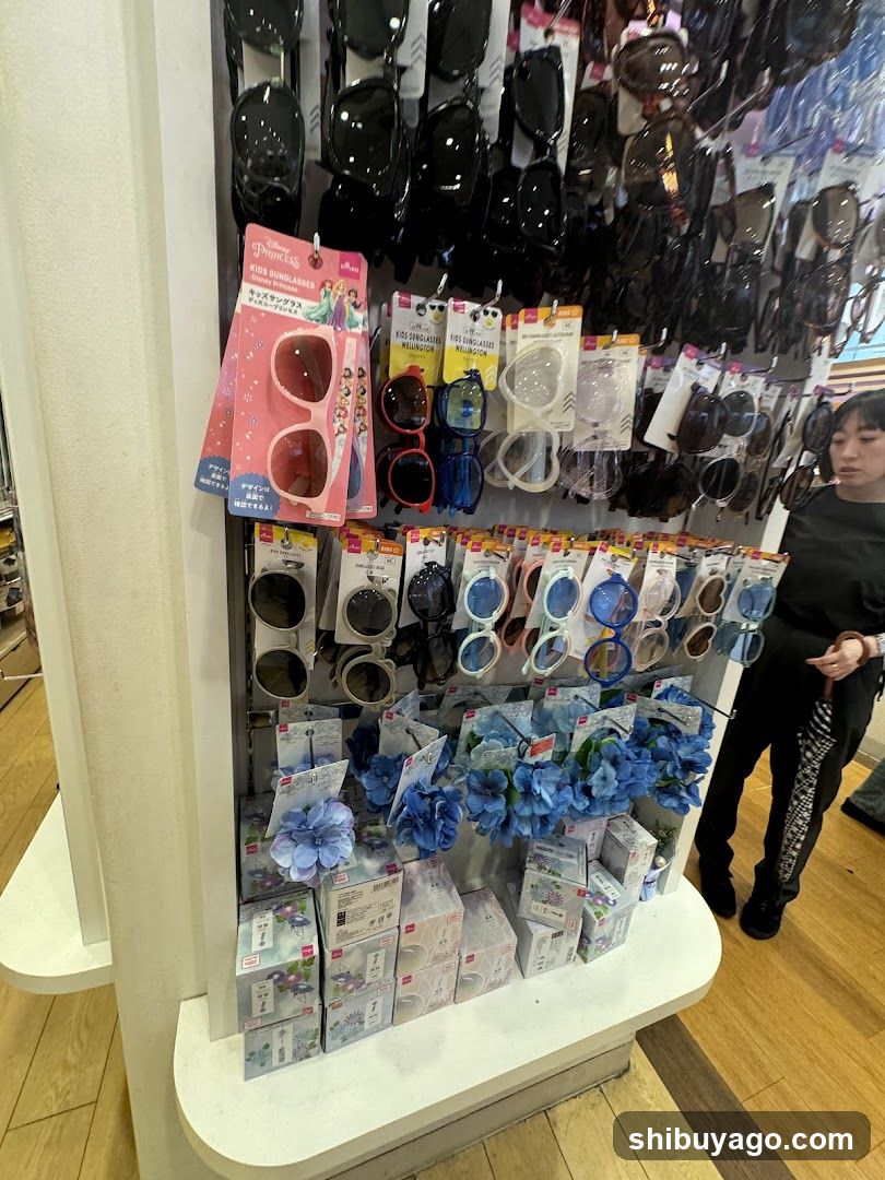 Sunglasses and Accessories Display