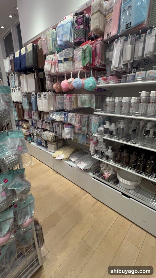 Bathroom Supplies Store Interior