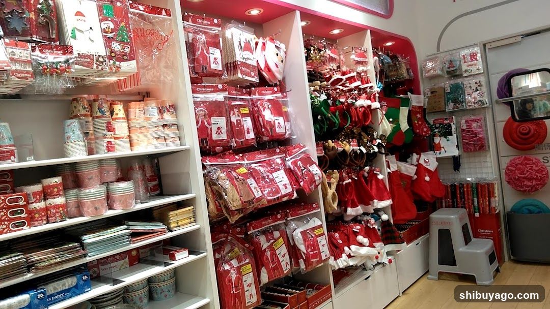Christmas Gift Shop Interior