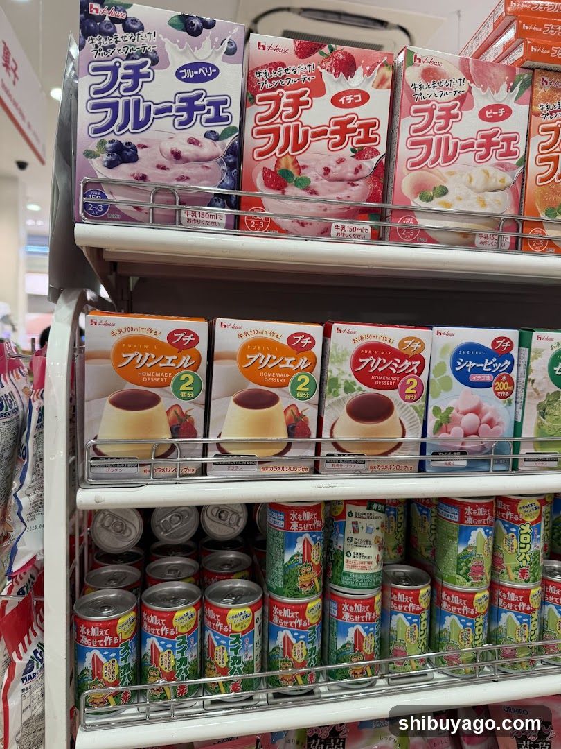 Japanese Convenience Store Shelf Display
