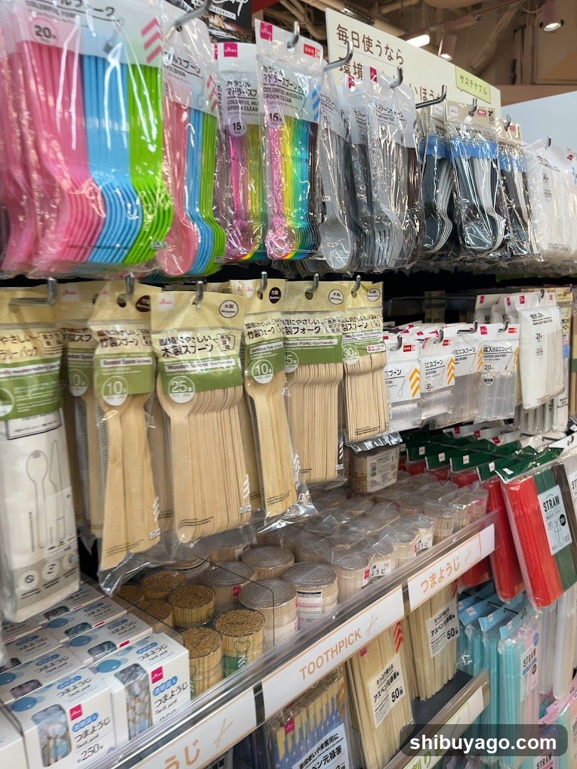 Japanese Household Utensils Display