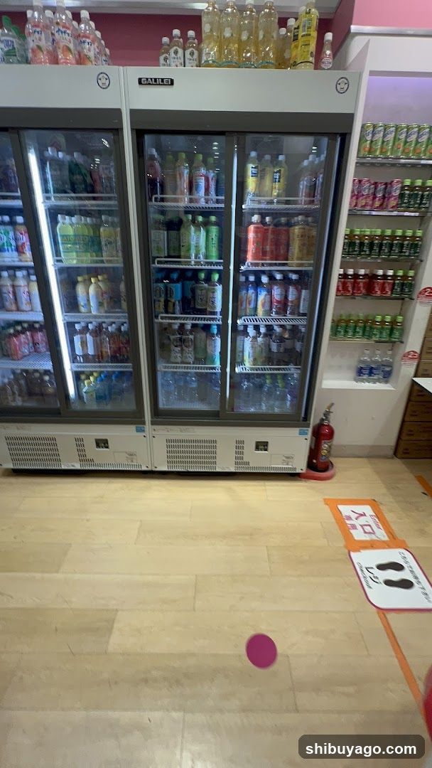 Refrigerated Drinks Display