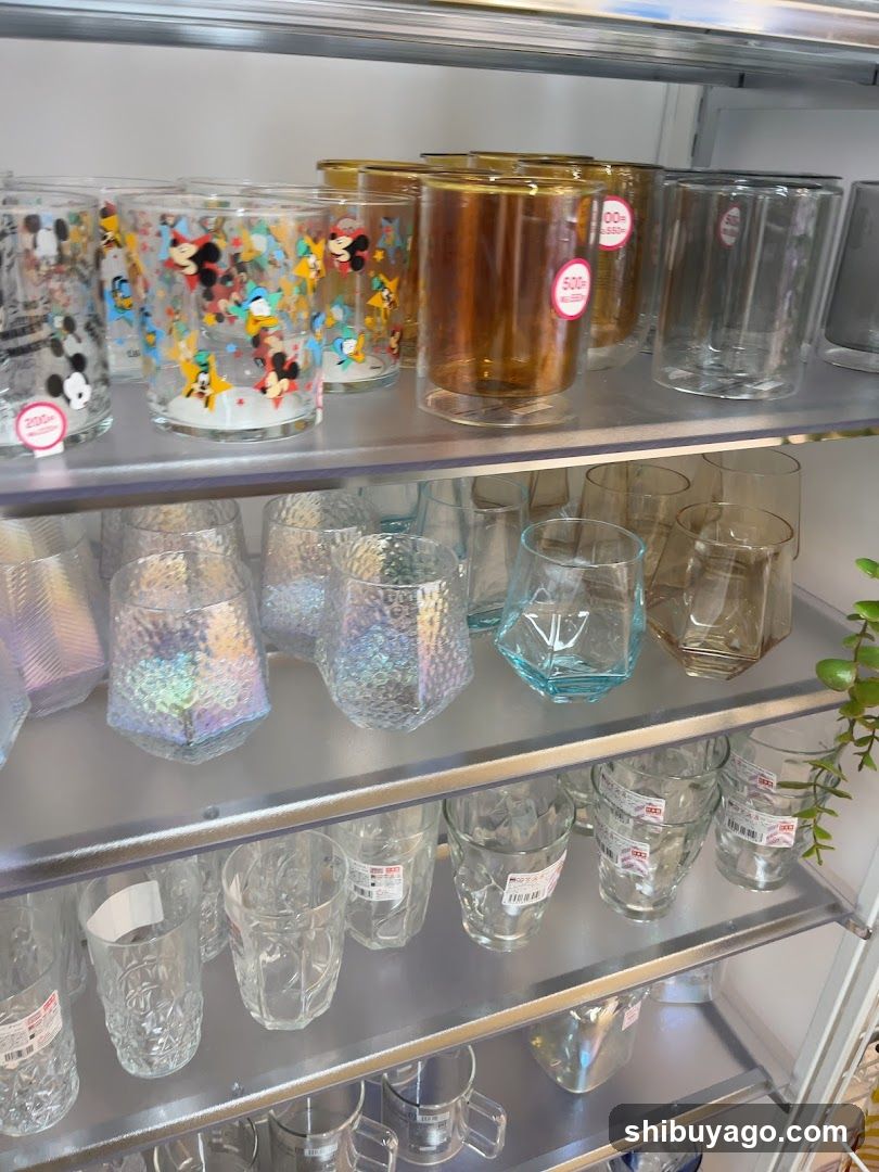 Glassware Display Shelf