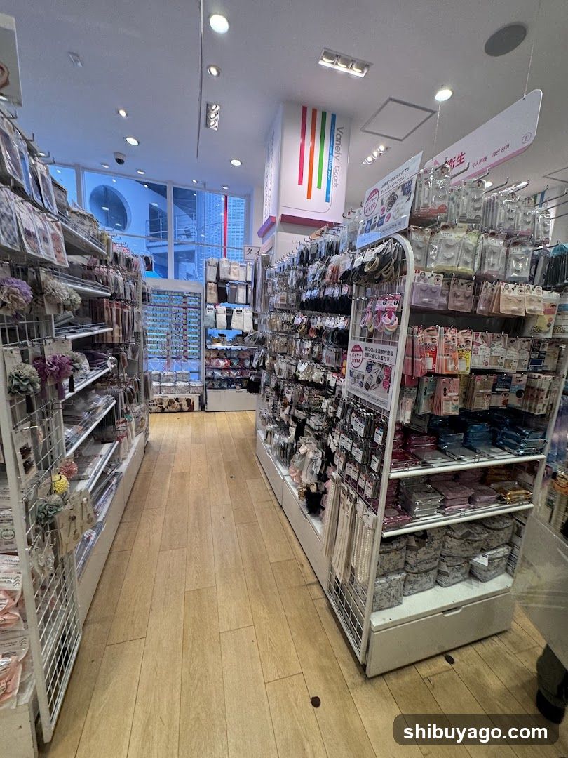 Interior of a retail store