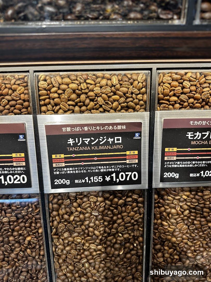 Coffee Beans Display