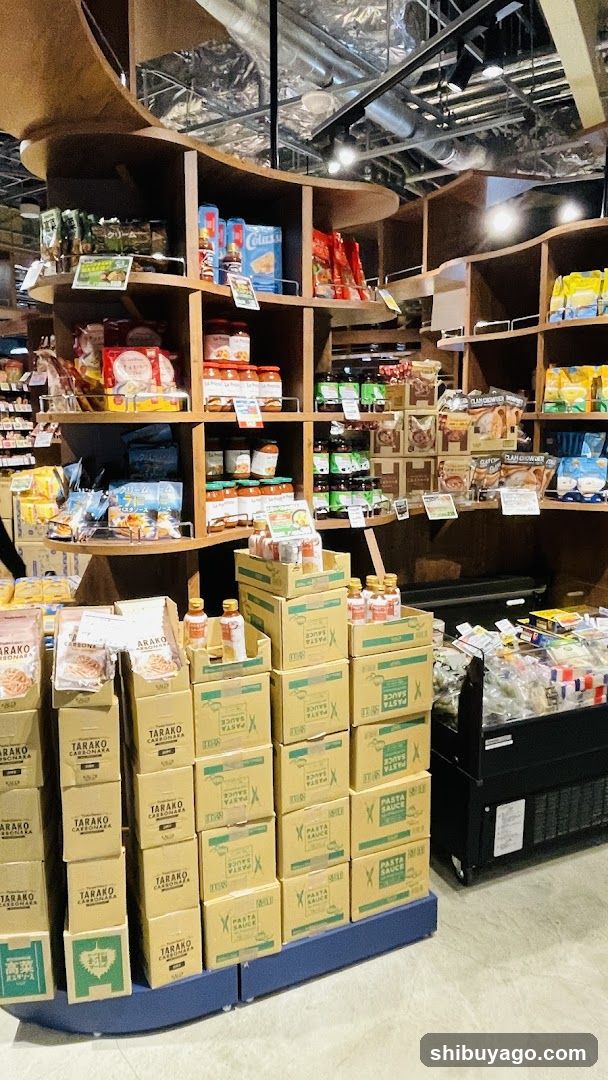 Grocery Store Interior Display