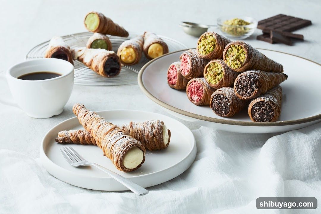 Assorted Pastry Display with Coffee