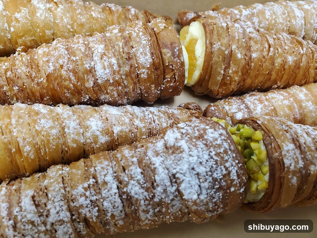 Pastries with Powdered Sugar