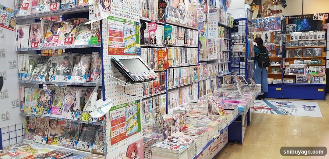 Anime and Manga Store Interior