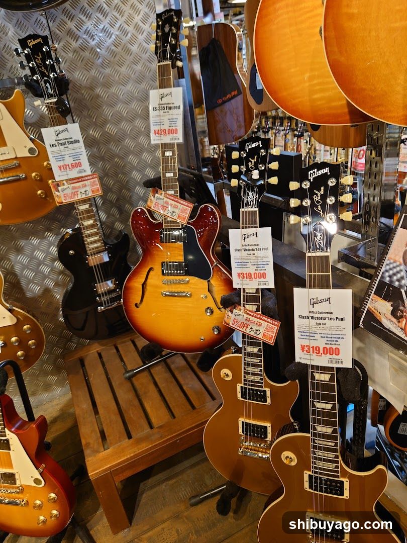 Gibson Guitar Display