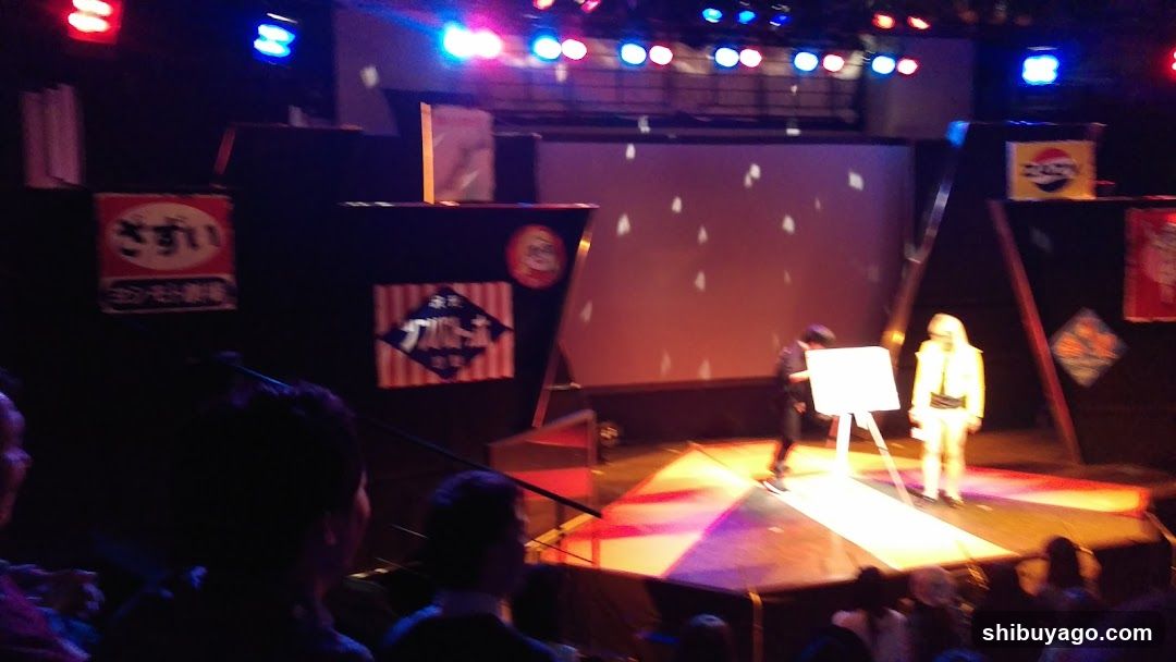 Stage Performance with Branding Banners
