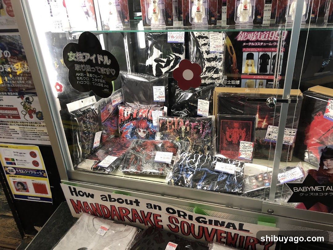 J-POP Merchandise Display Case