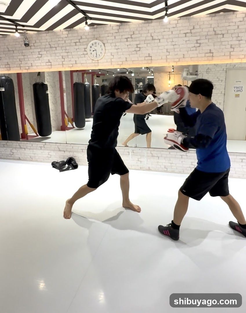 Boxing Training Session