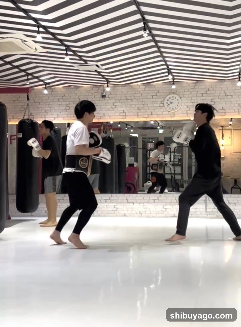 Boxing Training Session