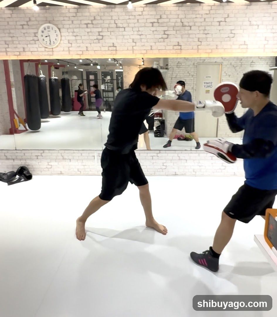 Boxing Training Session