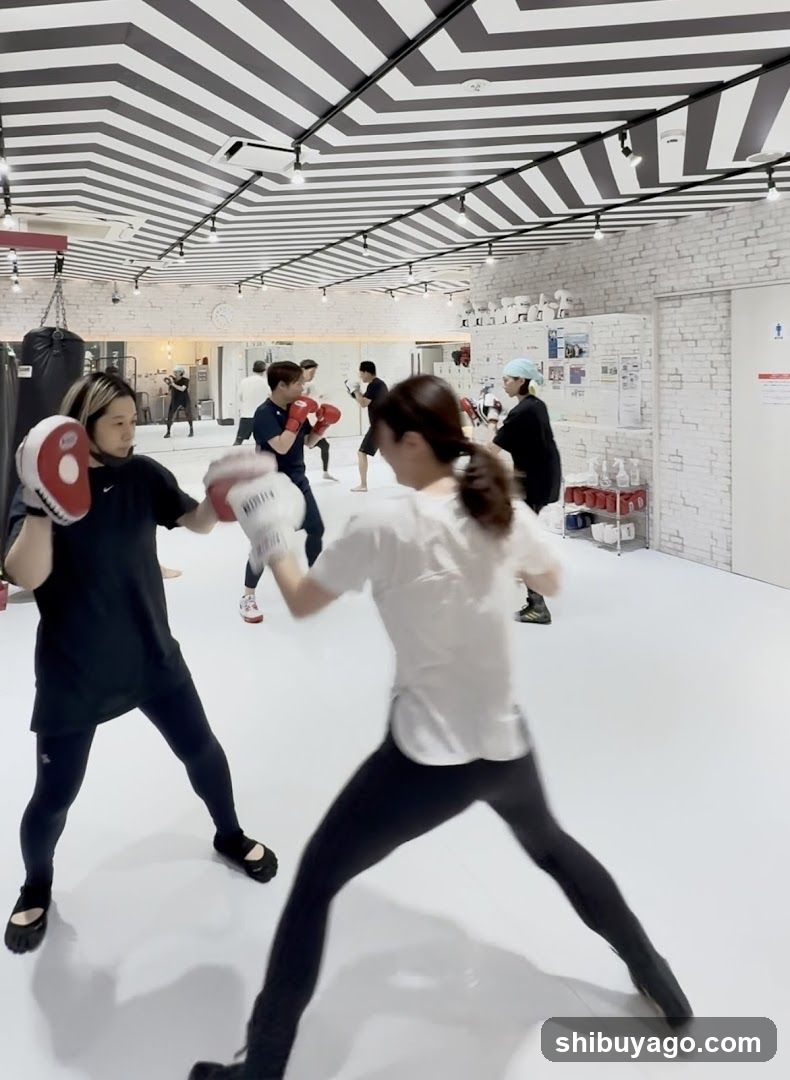 Boxing Training Session
