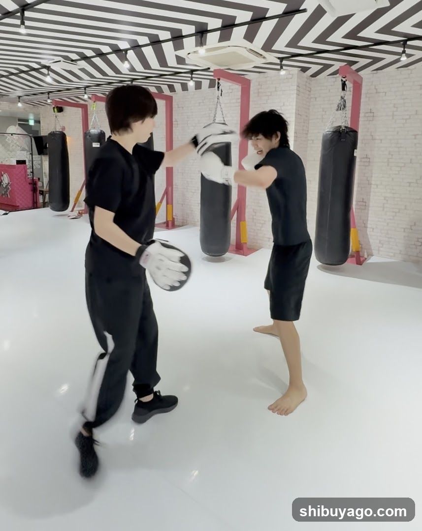 Boxing Training Session