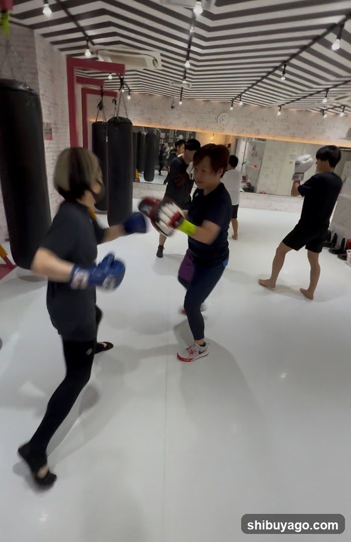 Boxing Training Session