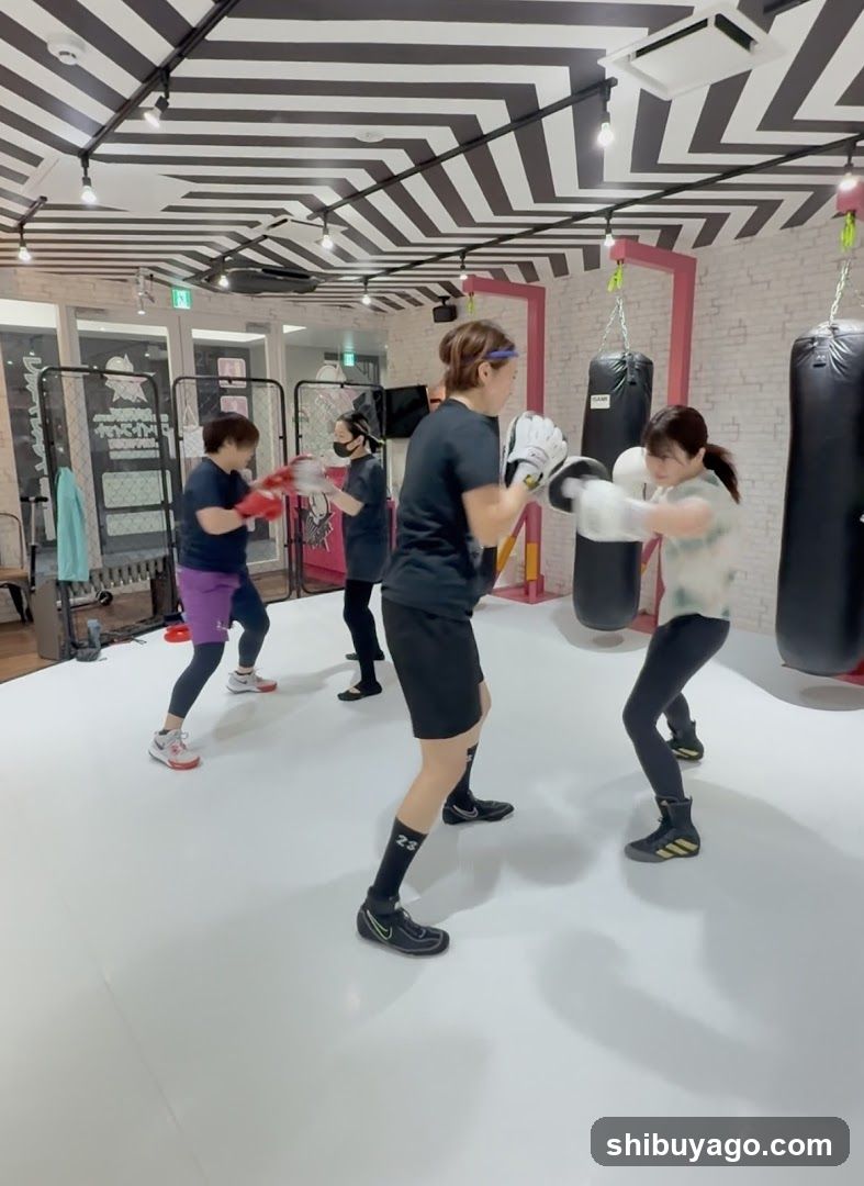 Boxing Training Session