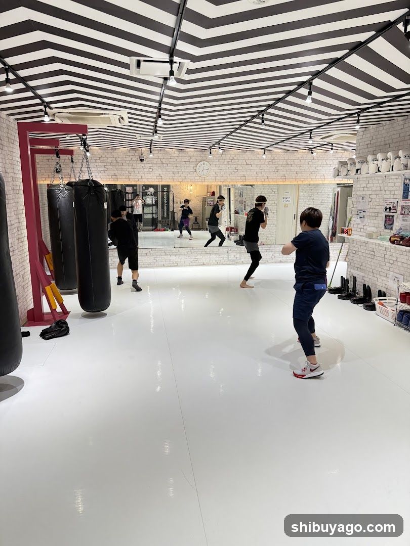 Boxing Training Room Interior