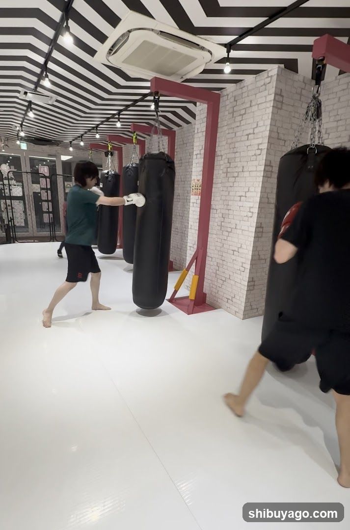 Boxing Training Room Interior