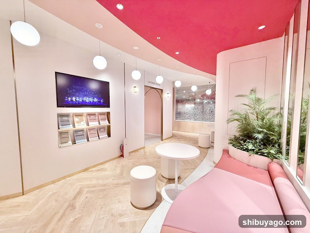 Pink Interior Lounge