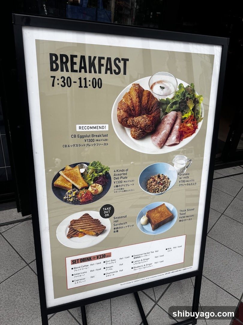 Breakfast Menu Board