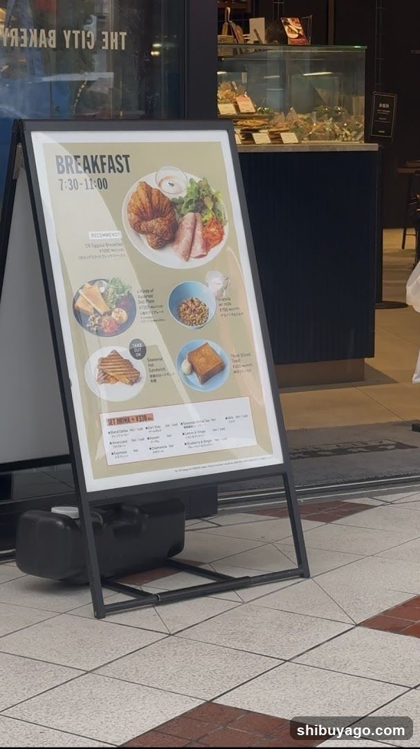 Breakfast Menu Board