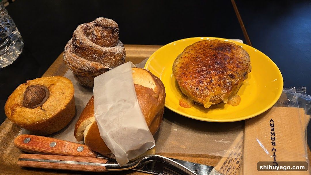 Breakfast Spread with Pastries and Pancakes