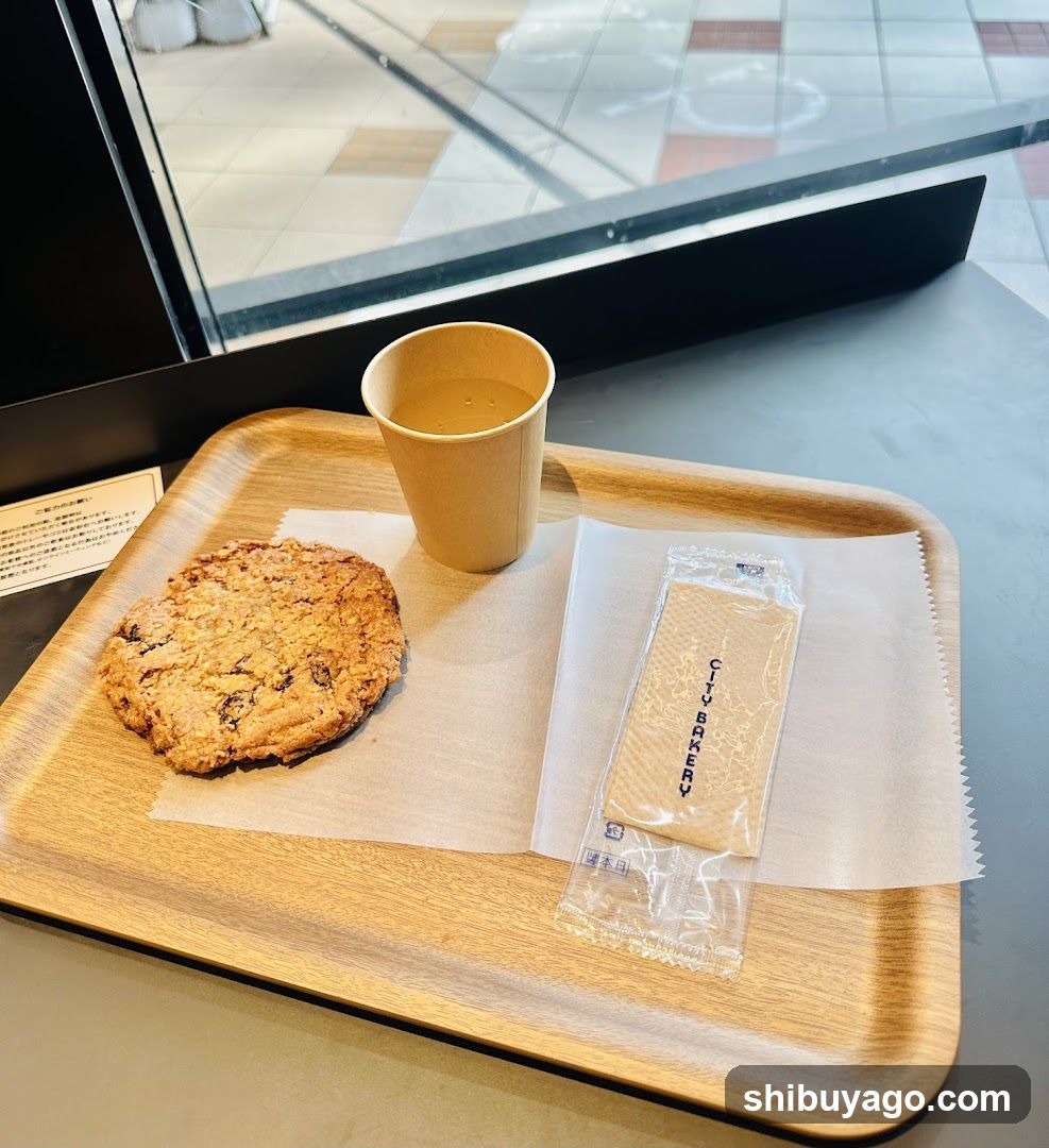 Coffee and Cookie on Tray