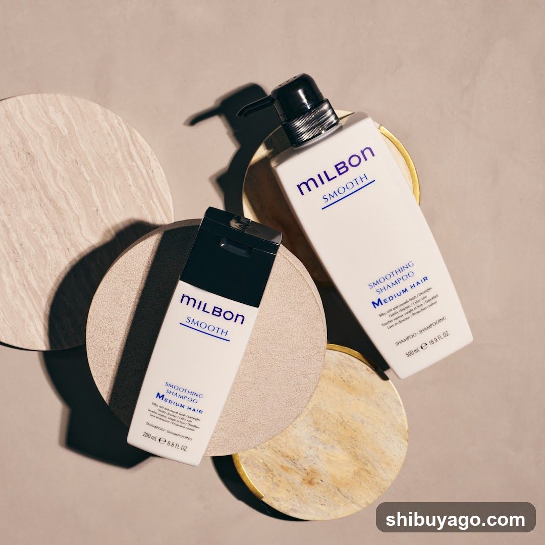 Milbon Smooth Shampoo Set
